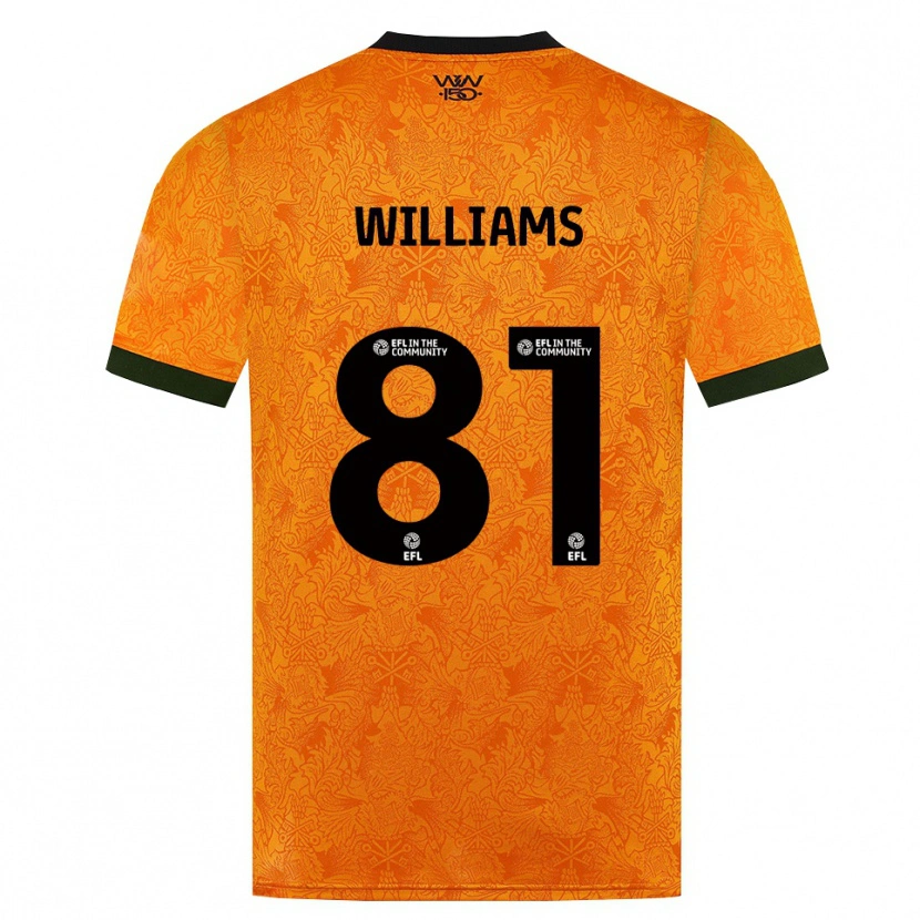 Danxen Męski Ashton Williams #81 Pomarańczowy Czarny Domowa Koszulka 2026/27 Koszulki Klubowe