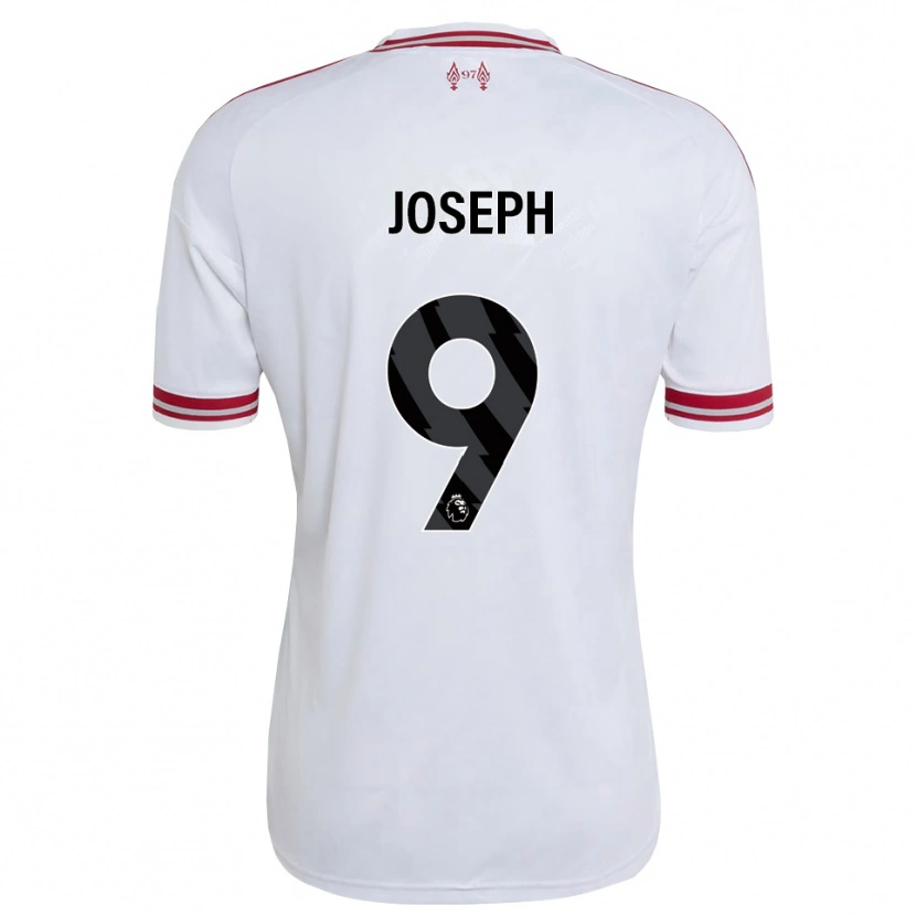 Danxen Męski Vincent Joseph #9 Czerwony Biały Wyjazdowa Koszulka 2026/27 Koszulki Klubowe