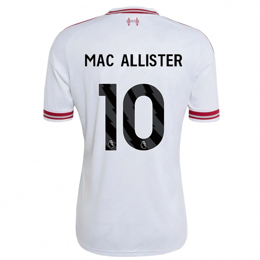 Danxen Męski Alexis Mac Allister #10 Czerwony Biały Wyjazdowa Koszulka 2026/27 Koszulki Klubowe