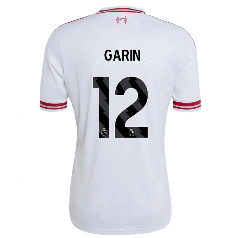 Danxen Męski Isaiah Garin #12 Czerwony Biały Wyjazdowa Koszulka 2026/27 Koszulki Klubowe