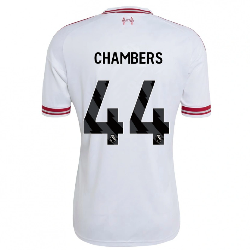 Danxen Męski Luke Chambers #44 Czerwony Biały Wyjazdowa Koszulka 2026/27 Koszulki Klubowe