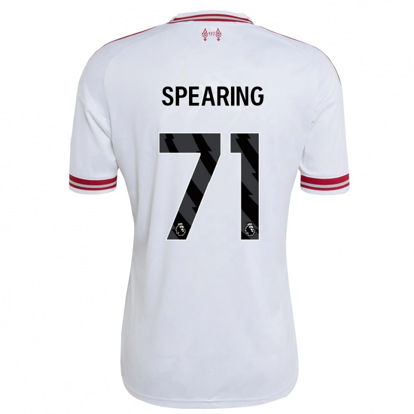 Danxen Męski Jay Spearing #71 Czerwony Biały Wyjazdowa Koszulka 2026/27 Koszulki Klubowe