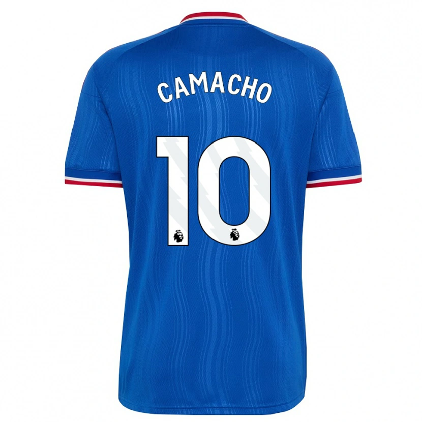 Danxen Męski Jaume Camacho #10 Niebieski Biały Czerwony Wyjazdowa Koszulka 2026/27 Koszulki Klubowe