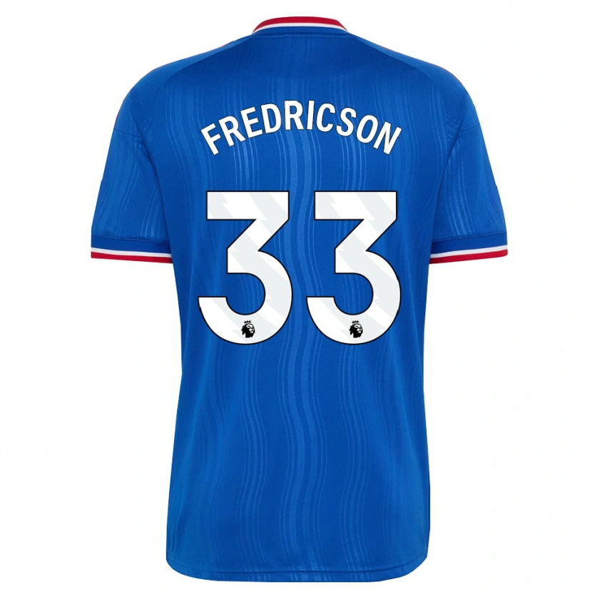 Danxen Męski Tyler Fredricson #33 Niebieski Biały Czerwony Wyjazdowa Koszulka 2026/27 Koszulki Klubowe