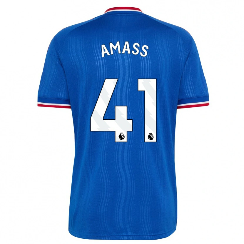 Danxen Męski Harry Amass #41 Niebieski Biały Czerwony Wyjazdowa Koszulka 2026/27 Koszulki Klubowe