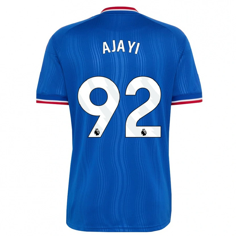 Danxen Męski Noah Ajayi #92 Niebieski Biały Czerwony Wyjazdowa Koszulka 2026/27 Koszulki Klubowe