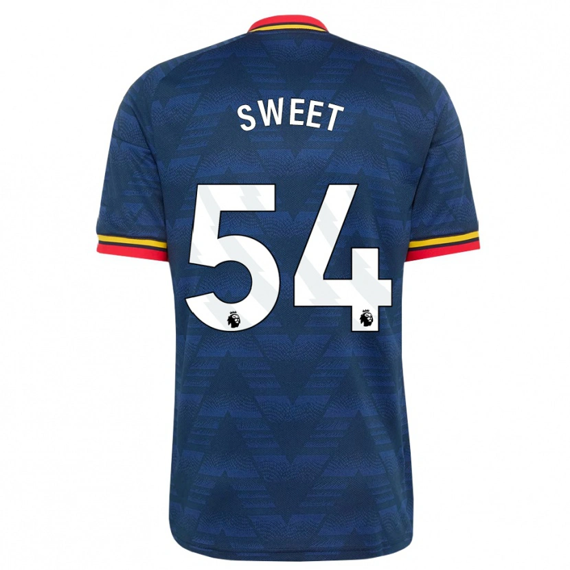 Danxen Męski Will Sweet #54 Północnoniebieski Żółty Czerwony Wyjazdowa Koszulka 2026/27 Koszulki Klubowe