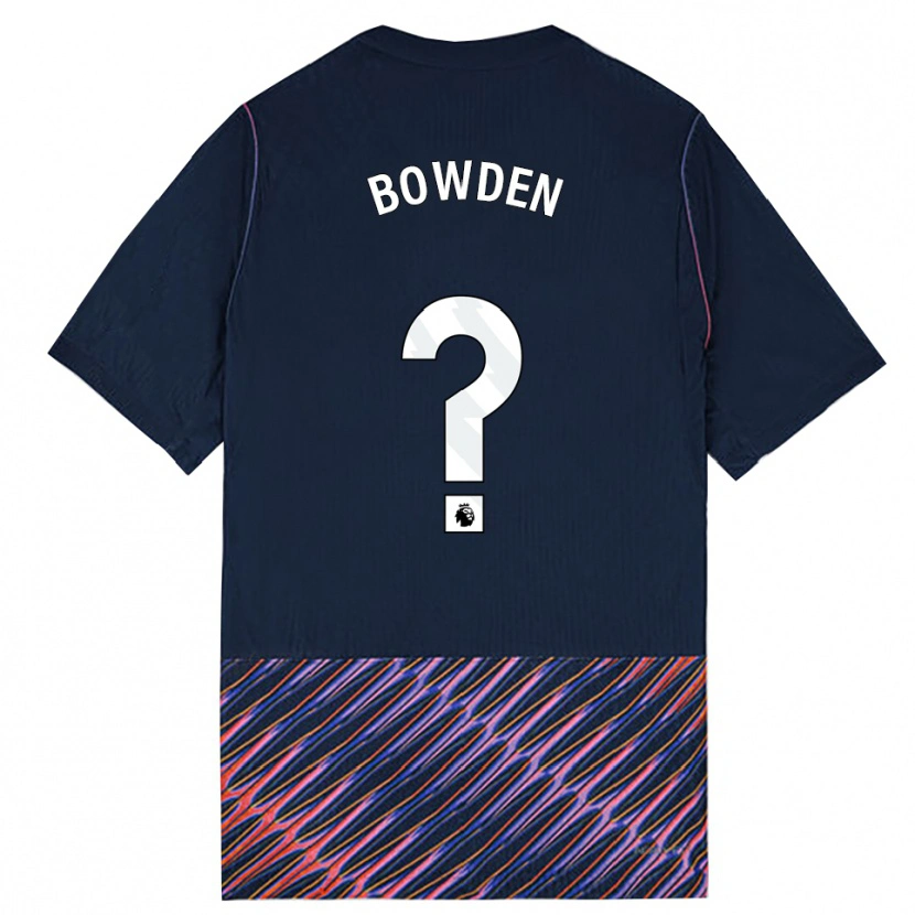 Danxen Męski Jamie Bowden #0 Królewski Niebieski Biały Wyjazdowa Koszulka 2026/27 Koszulki Klubowe
