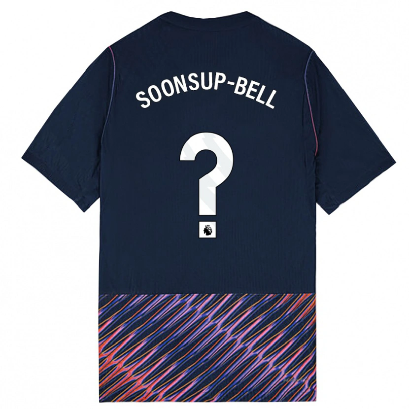 Danxen Męski Jude Soonsup-Bell #0 Królewski Niebieski Biały Wyjazdowa Koszulka 2026/27 Koszulki Klubowe