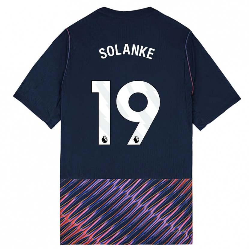 Danxen Męski Dominic Solanke #19 Królewski Niebieski Biały Wyjazdowa Koszulka 2026/27 Koszulki Klubowe