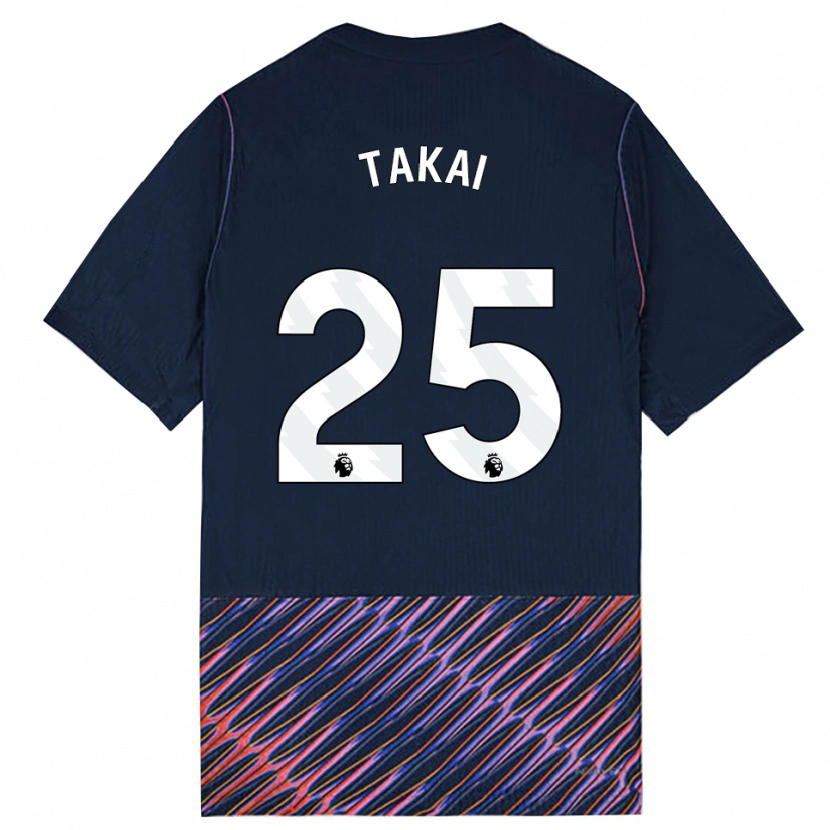 Danxen Męski Kota Takai #25 Królewski Niebieski Biały Wyjazdowa Koszulka 2026/27 Koszulki Klubowe