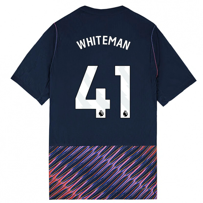 Danxen Męski Alfie Whiteman #41 Królewski Niebieski Biały Wyjazdowa Koszulka 2026/27 Koszulki Klubowe