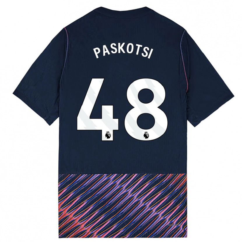 Danxen Męski Maksim Paskotsi #48 Królewski Niebieski Biały Wyjazdowa Koszulka 2026/27 Koszulki Klubowe