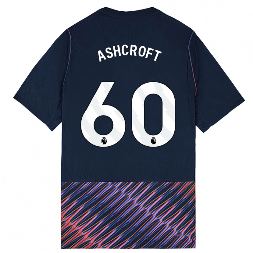 Danxen Męski Tyrell Ashcroft #60 Królewski Niebieski Biały Wyjazdowa Koszulka 2026/27 Koszulki Klubowe