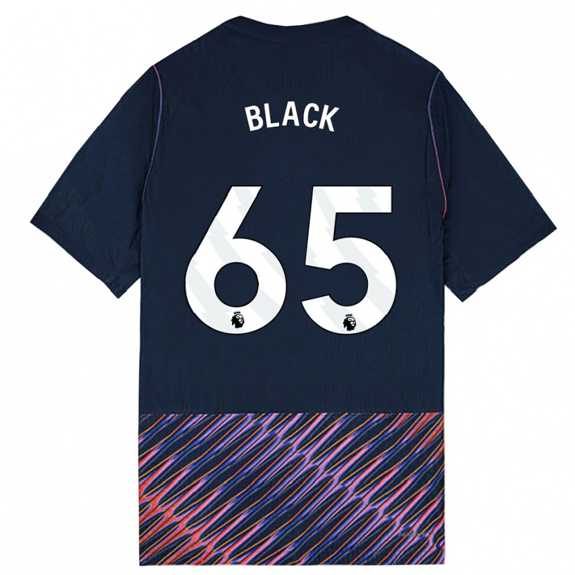 Danxen Męski Leo Black #65 Królewski Niebieski Biały Wyjazdowa Koszulka 2026/27 Koszulki Klubowe