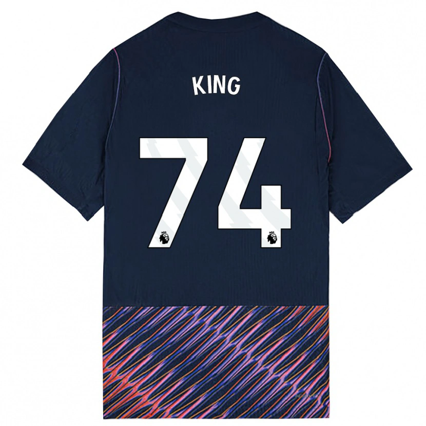 Danxen Męski Maeson King #74 Królewski Niebieski Biały Wyjazdowa Koszulka 2026/27 Koszulki Klubowe