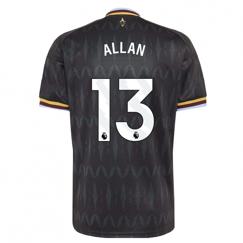 Danxen Męski Jack Allan #13 Niebieski Chaber Czarny Żółty Wyjazdowa Koszulka 2026/27 Koszulki Klubowe