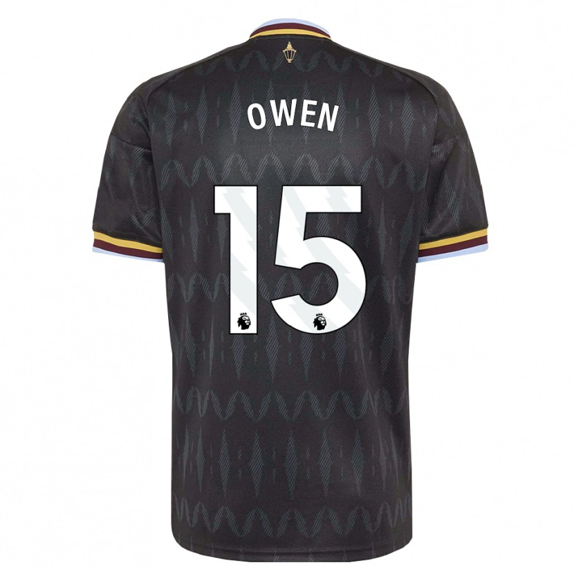 Danxen Męski Curtis Owen #15 Niebieski Chaber Czarny Żółty Wyjazdowa Koszulka 2026/27 Koszulki Klubowe