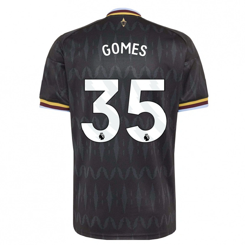 Danxen Męski João Gomes #35 Niebieski Chaber Czarny Żółty Wyjazdowa Koszulka 2026/27 Koszulki Klubowe