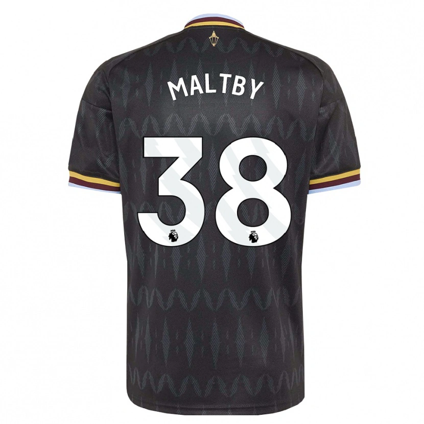 Danxen Męski Rachel Maltby #38 Niebieski Chaber Czarny Żółty Wyjazdowa Koszulka 2026/27 Koszulki Klubowe