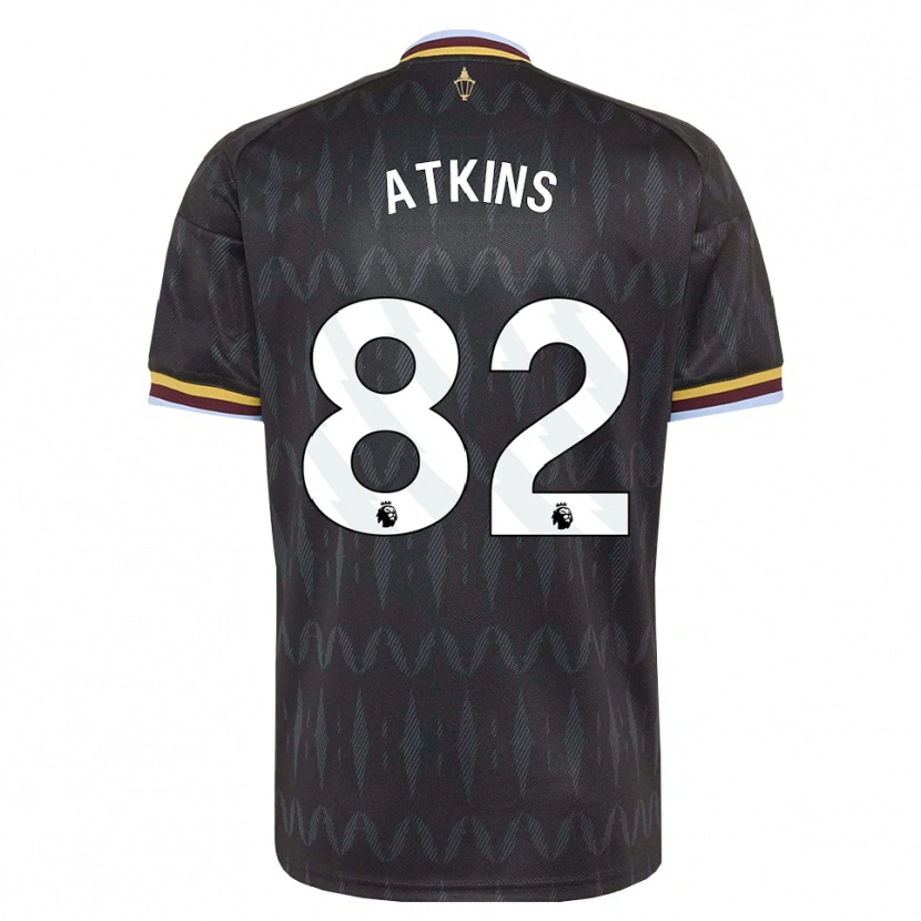 Danxen Męski Clay Atkins #82 Niebieski Chaber Czarny Żółty Wyjazdowa Koszulka 2026/27 Koszulki Klubowe
