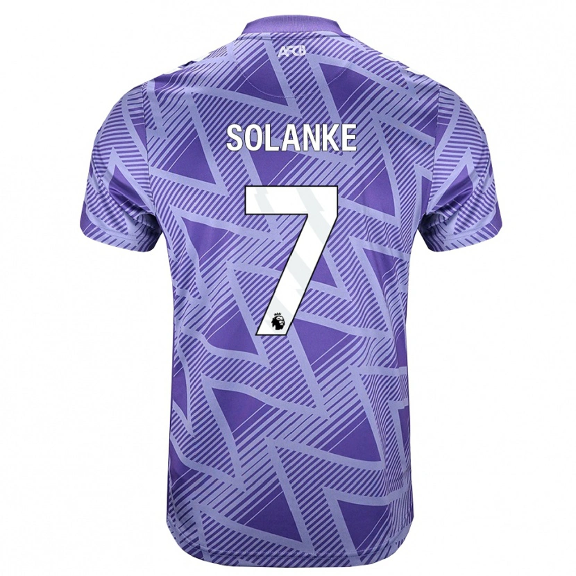 Danxen Męski Ade Solanke #7 Bladożółty Biały Wyjazdowa Koszulka 2026/27 Koszulki Klubowe