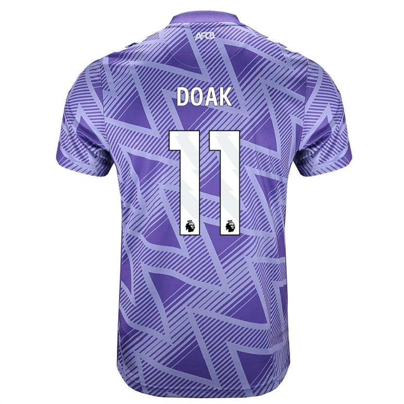 Danxen Męski Ben Gannon-Doak #11 Bladożółty Biały Wyjazdowa Koszulka 2026/27 Koszulki Klubowe