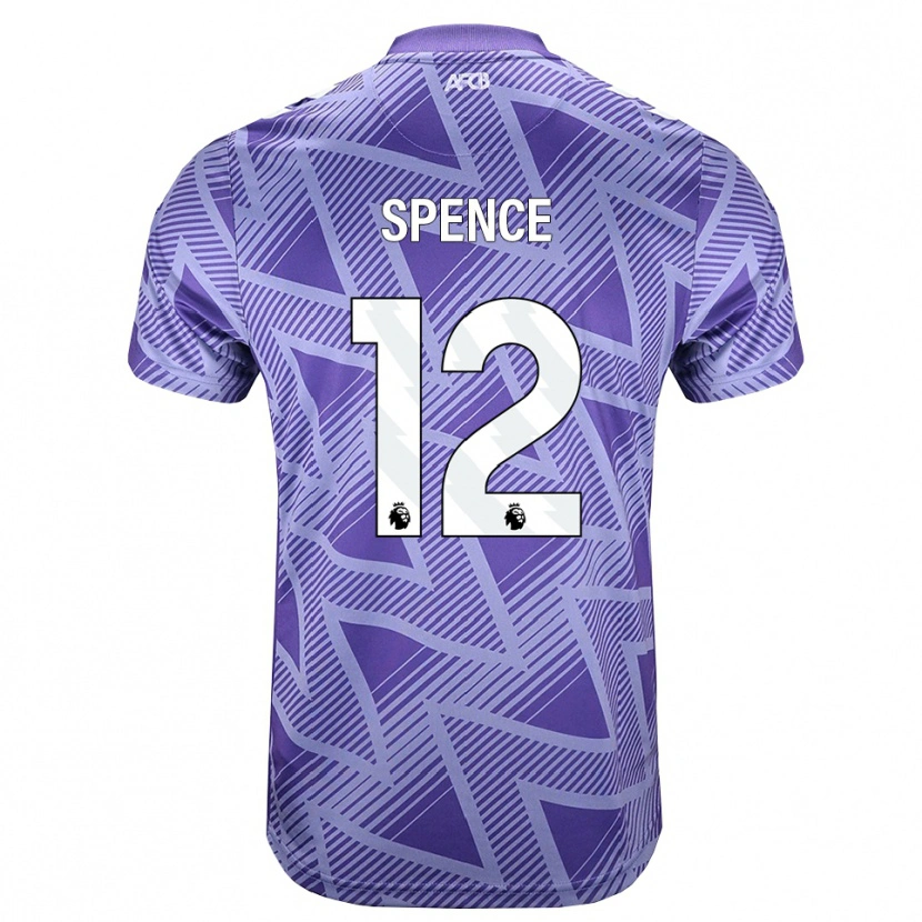 Danxen Męski Joe Spence #12 Bladożółty Biały Wyjazdowa Koszulka 2026/27 Koszulki Klubowe