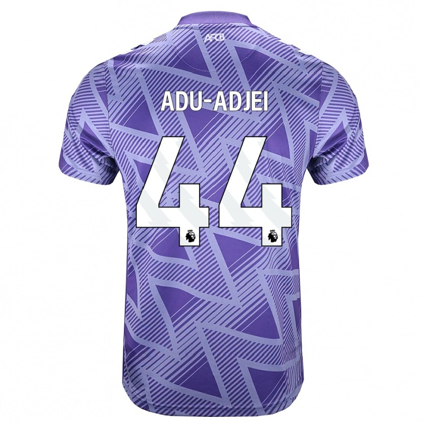 Danxen Męski Daniel Adu-Adjei #44 Bladożółty Biały Wyjazdowa Koszulka 2026/27 Koszulki Klubowe