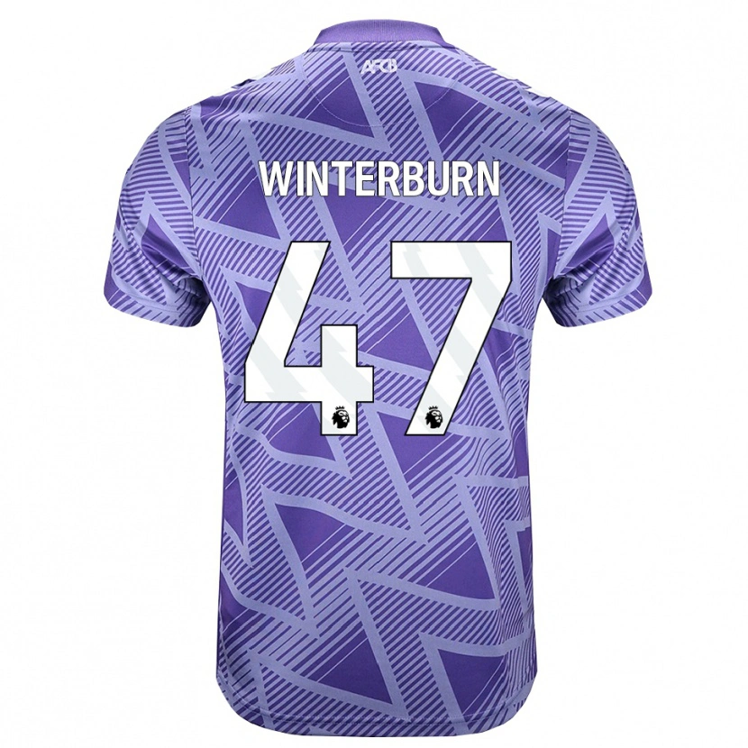 Danxen Męski Ben Winterburn #47 Bladożółty Biały Wyjazdowa Koszulka 2026/27 Koszulki Klubowe