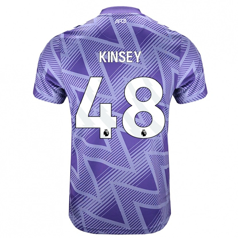 Danxen Męski Max Kinsey #48 Bladożółty Biały Wyjazdowa Koszulka 2026/27 Koszulki Klubowe