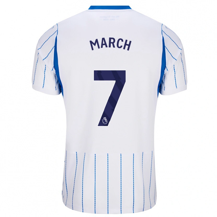 Danxen Męski Solly March #7 Niebieski Chaber Biały Wyjazdowa Koszulka 2026/27 Koszulki Klubowe