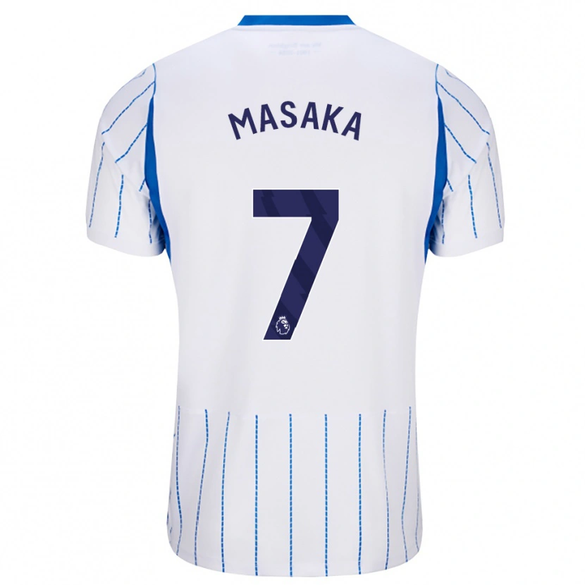 Danxen Męski Aisha Masaka #7 Niebieski Chaber Biały Wyjazdowa Koszulka 2026/27 Koszulki Klubowe