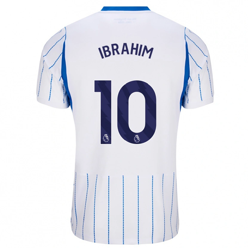 Danxen Męski Younes Ibrahim #10 Niebieski Chaber Biały Wyjazdowa Koszulka 2026/27 Koszulki Klubowe