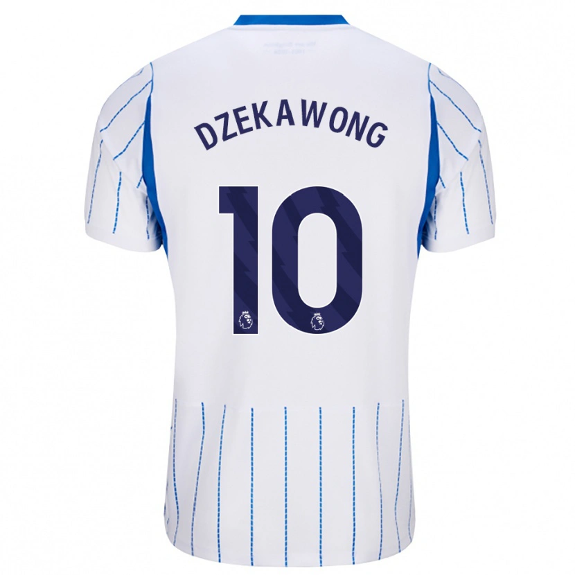 Danxen Męski Finn Dzekawong #10 Niebieski Chaber Biały Wyjazdowa Koszulka 2026/27 Koszulki Klubowe