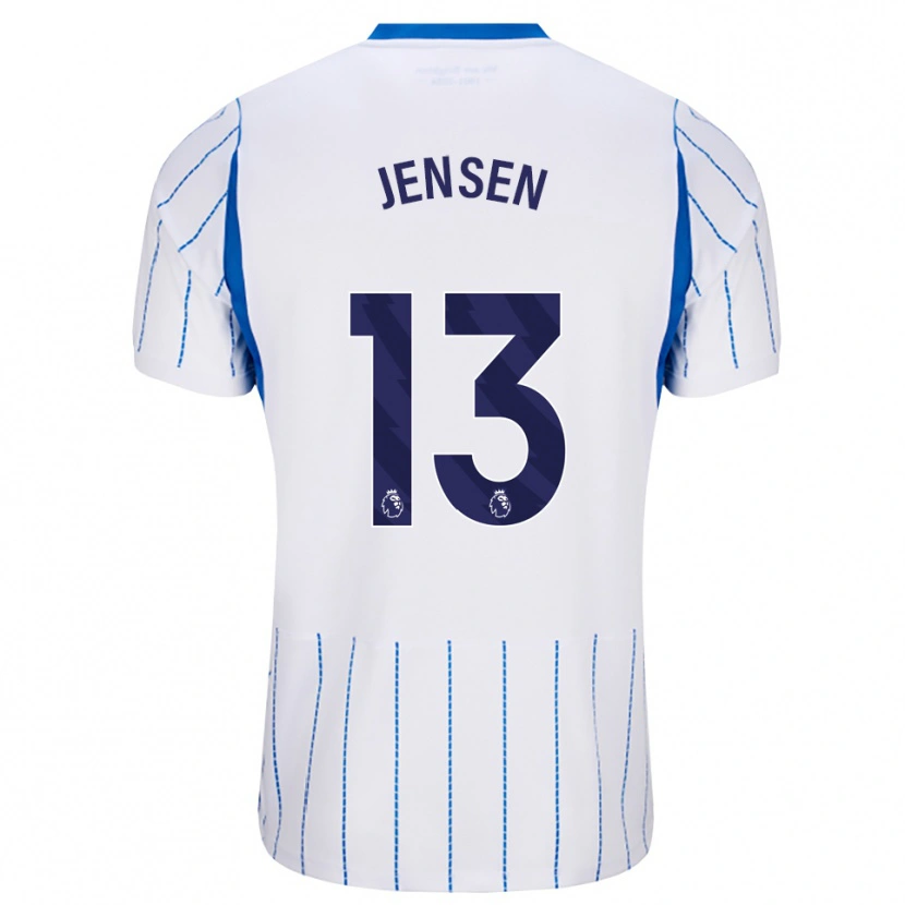 Danxen Męski Sebastian Jensen #13 Niebieski Chaber Biały Wyjazdowa Koszulka 2026/27 Koszulki Klubowe