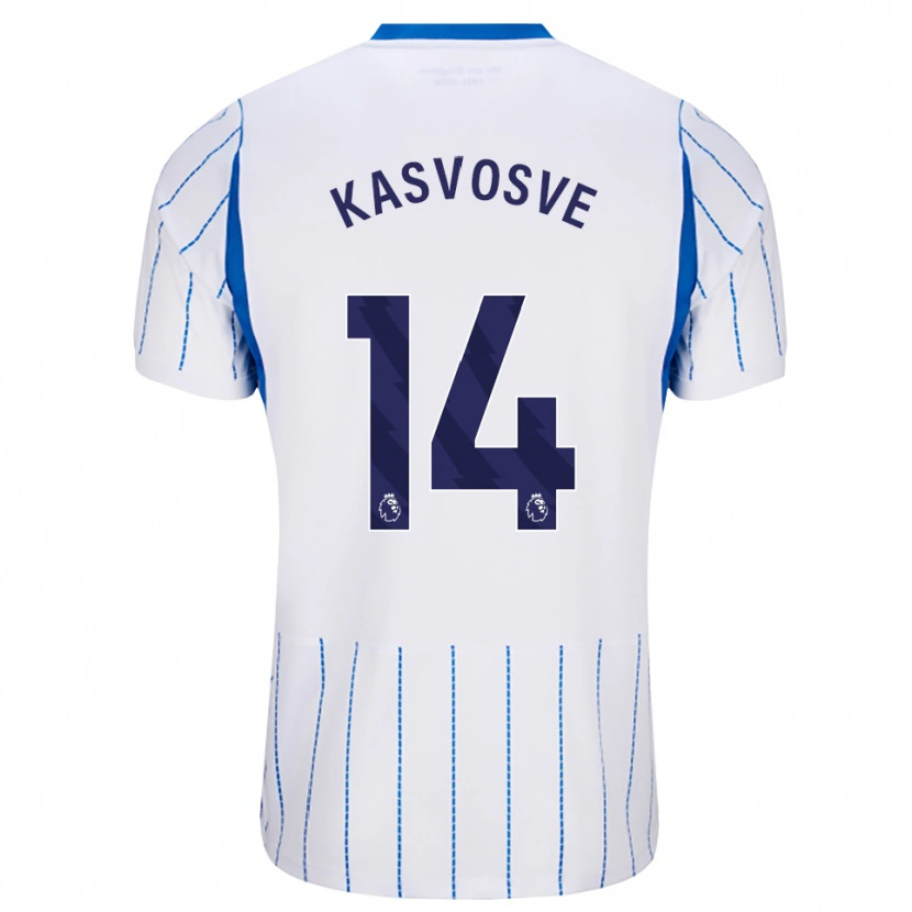 Danxen Męski Henry Kasvosve #14 Niebieski Chaber Biały Wyjazdowa Koszulka 2026/27 Koszulki Klubowe