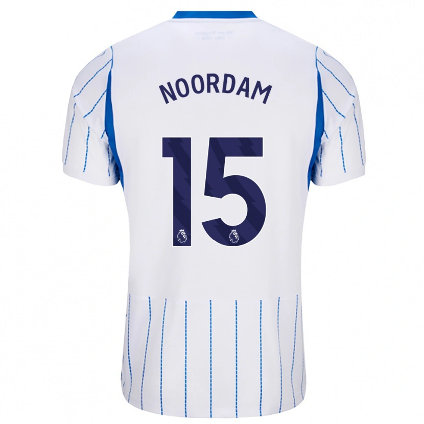 Danxen Męski Nadine Noordam #15 Niebieski Chaber Biały Wyjazdowa Koszulka 2026/27 Koszulki Klubowe