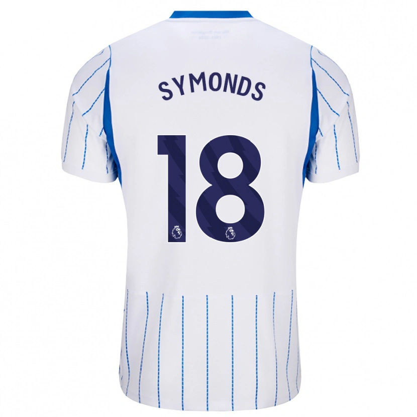 Danxen Męski Maisie Symonds #18 Niebieski Chaber Biały Wyjazdowa Koszulka 2026/27 Koszulki Klubowe