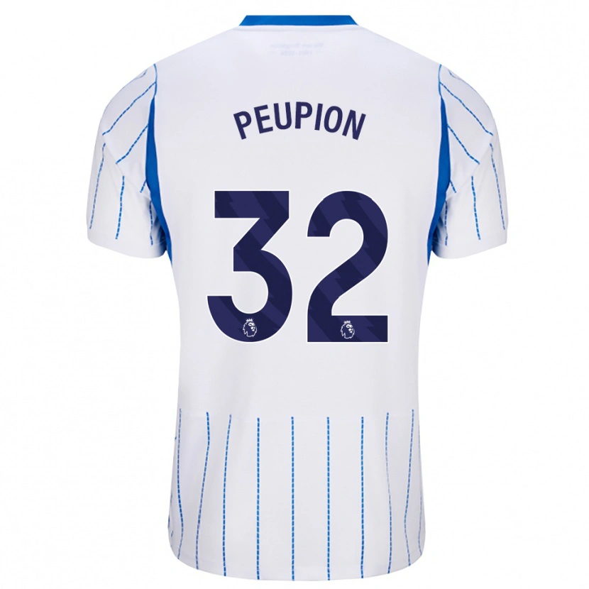 Danxen Męski Cameron Peupion #32 Niebieski Chaber Biały Wyjazdowa Koszulka 2026/27 Koszulki Klubowe