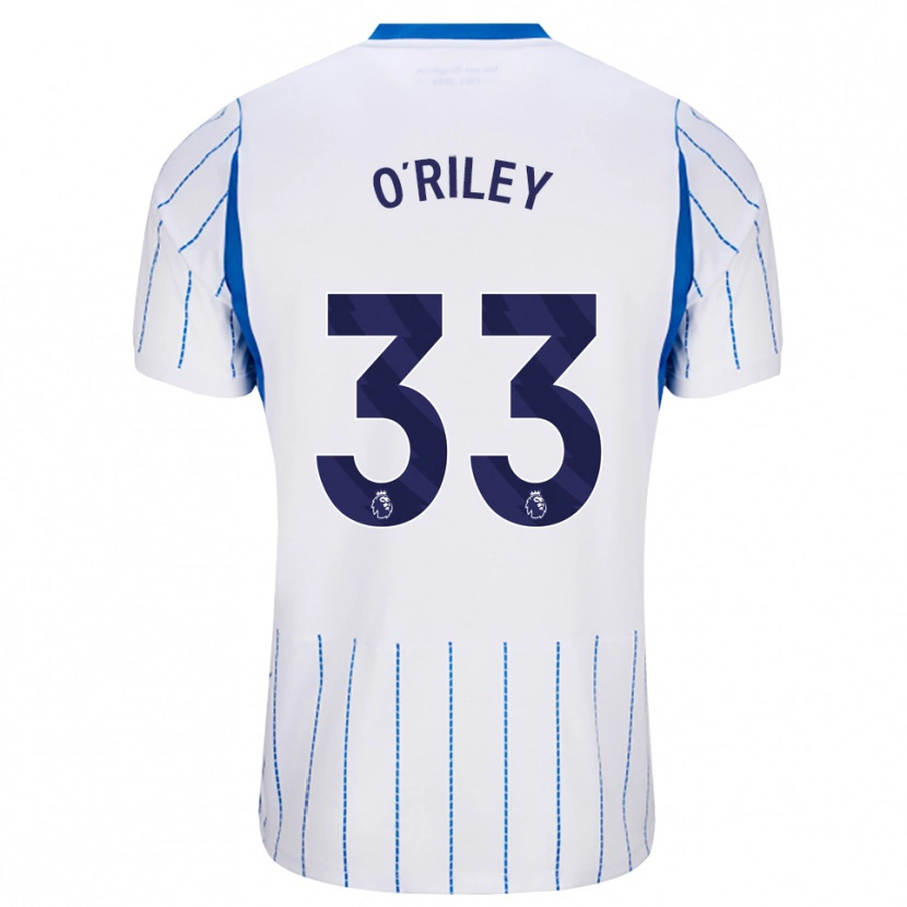 Danxen Męski Matt O'riley #33 Niebieski Chaber Biały Wyjazdowa Koszulka 2026/27 Koszulki Klubowe