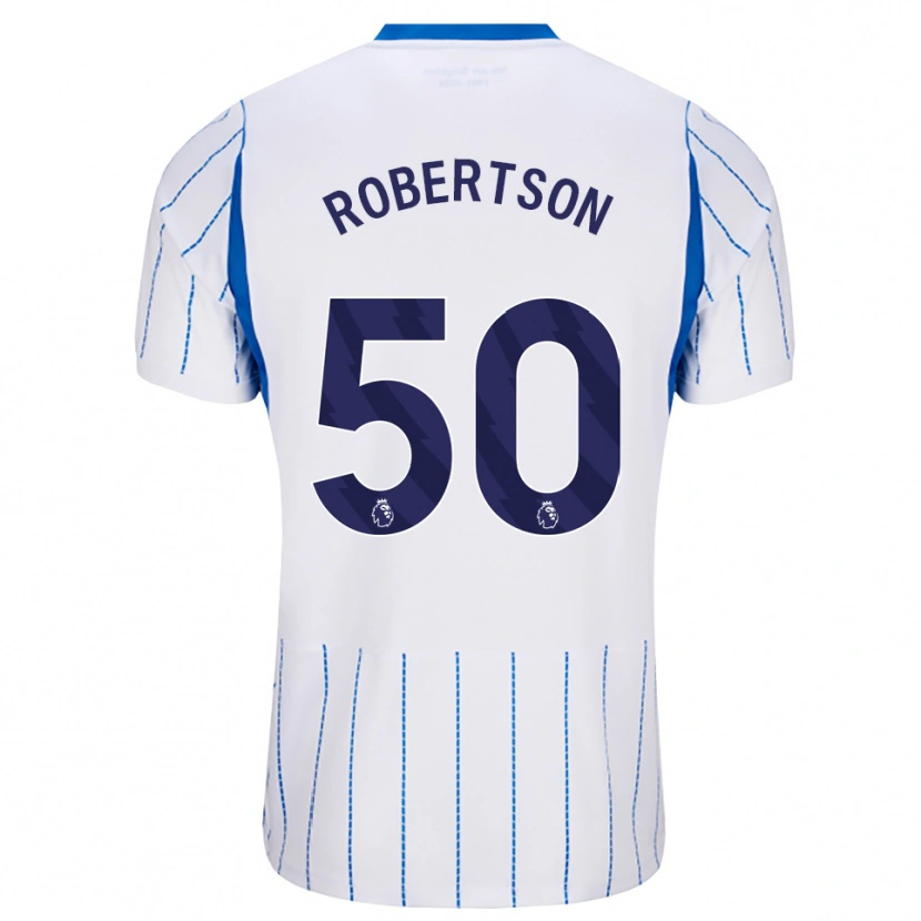 Danxen Męski Josh Robertson #50 Niebieski Chaber Biały Wyjazdowa Koszulka 2026/27 Koszulki Klubowe