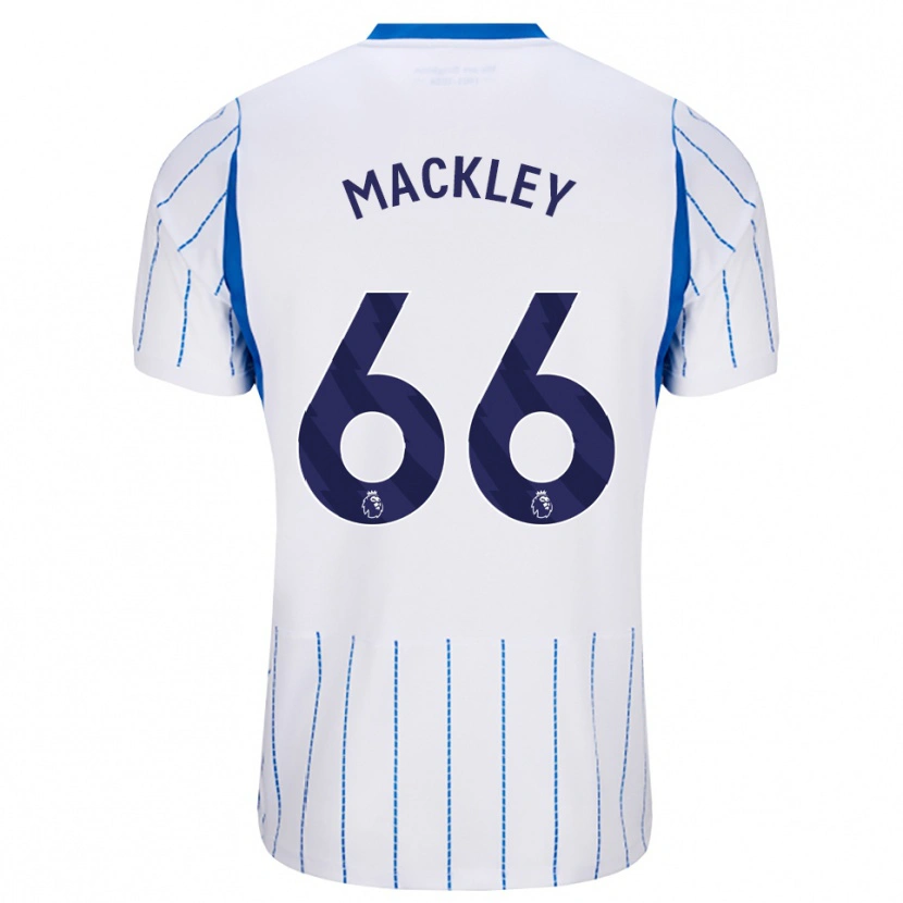 Danxen Męski Callum Mackley #66 Niebieski Chaber Biały Wyjazdowa Koszulka 2026/27 Koszulki Klubowe