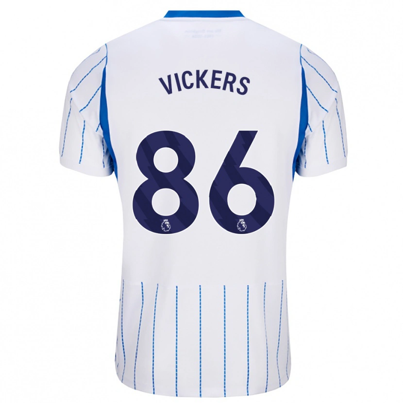 Danxen Męski Jacob Vickers #86 Niebieski Chaber Biały Wyjazdowa Koszulka 2026/27 Koszulki Klubowe
