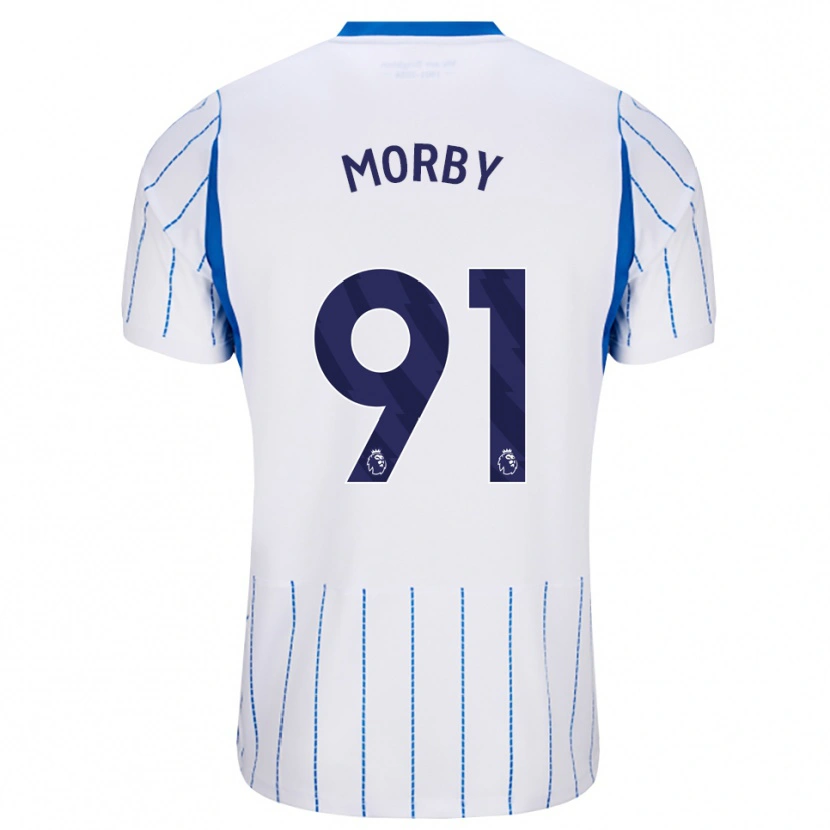 Danxen Męski Jackson Morby #91 Niebieski Chaber Biały Wyjazdowa Koszulka 2026/27 Koszulki Klubowe