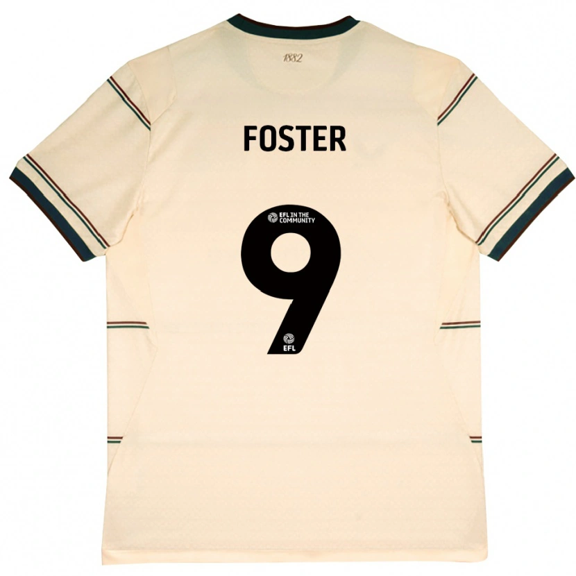 Danxen Męski Lyle Foster #9 Beżowy Bordowy Wyjazdowa Koszulka 2026/27 Koszulki Klubowe