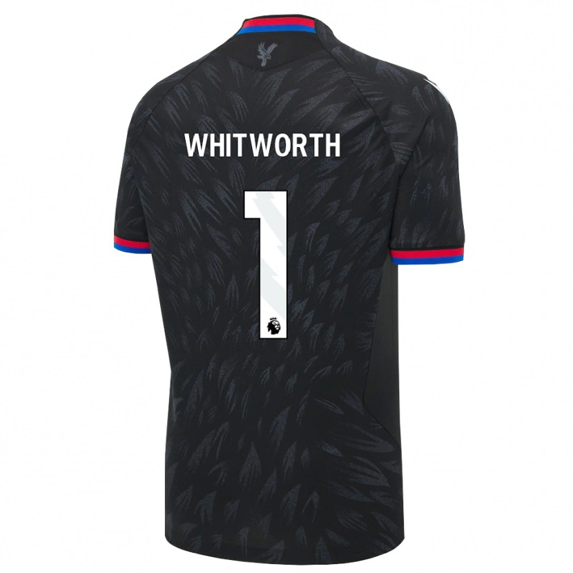 Danxen Męski Harry Whitworth #1 Czarny Niebieski Czerwony Wyjazdowa Koszulka 2026/27 Koszulki Klubowe