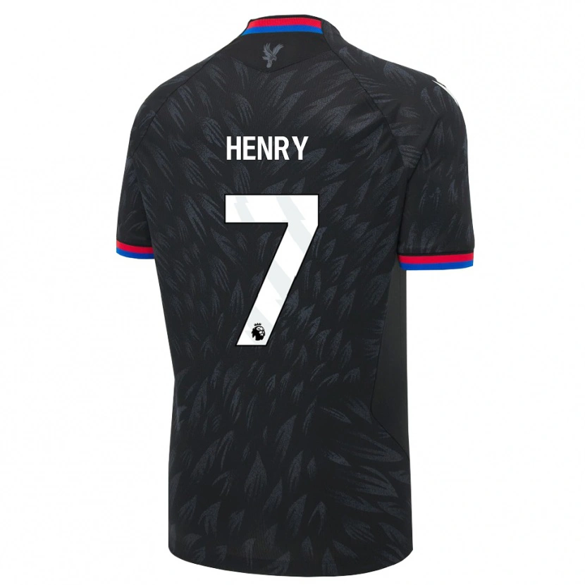 Danxen Męski Zack Henry #7 Czarny Niebieski Czerwony Wyjazdowa Koszulka 2026/27 Koszulki Klubowe