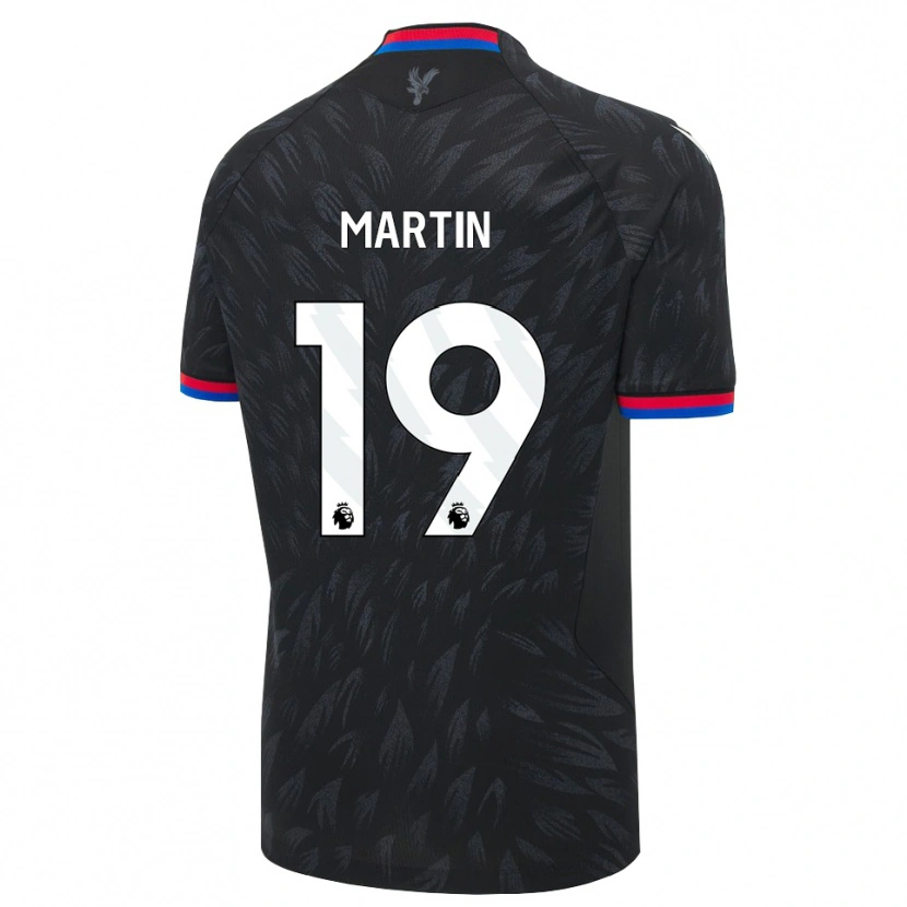 Danxen Męski Donte Martin #19 Czarny Niebieski Czerwony Wyjazdowa Koszulka 2026/27 Koszulki Klubowe
