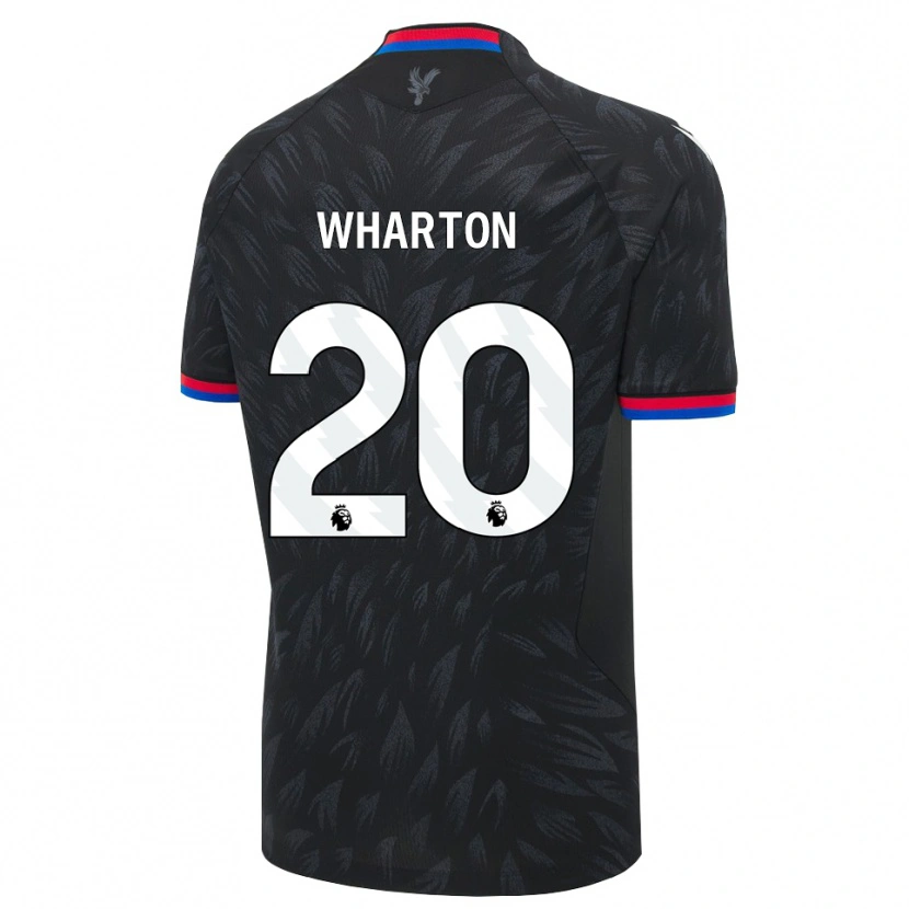 Danxen Męski Adam Wharton #20 Czarny Niebieski Czerwony Wyjazdowa Koszulka 2026/27 Koszulki Klubowe